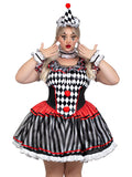 Leg Avenue Plus Darling Harlequin Costume