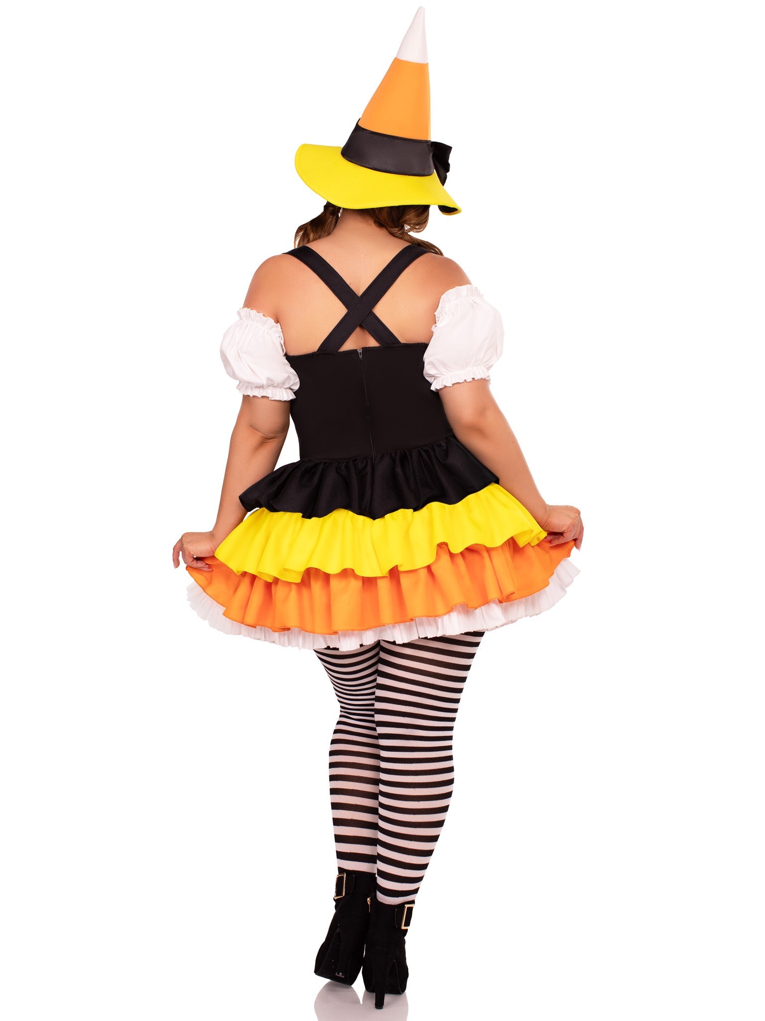 Leg Avenue Plus Candy Corn Witch Costume