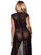 Leg Avenue Rhinestone Sheer Robe Dress Lingerie