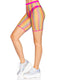 Leg Avenue Ombre Rainbow Fishnet Biker Shorts