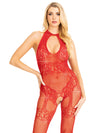 color_red | Leg Avenue Rhinestone Fishnet Bodystocking