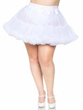 color_white | Leg Avenue Plus Size Layered Tulle Petticoat Costume Skirt