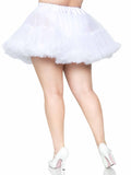 color_white | Leg Avenue Plus Size Layered Tulle Petticoat Costume Skirt