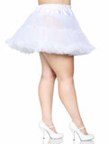 color_white | Leg Avenue Plus Size Layered Tulle Petticoat Costume Skirt