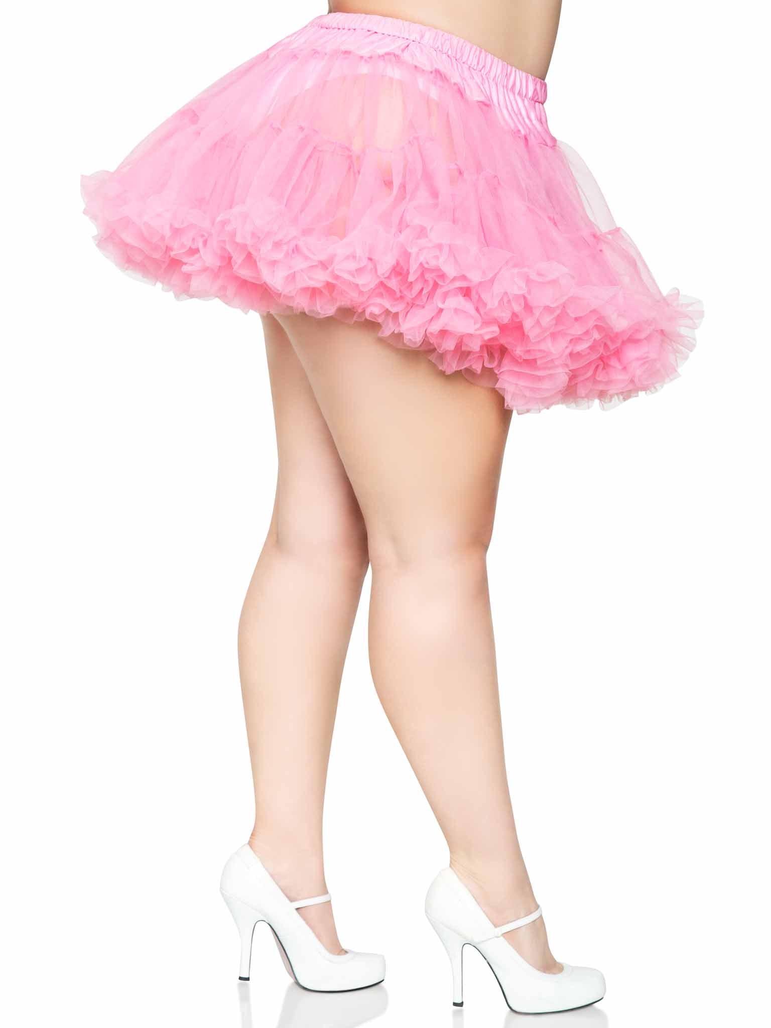 Leg Avenue Plus Size Layered Tulle Petticoat Costume Skirt