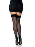 color_black | Leg Avenue Paris Thigh High Stockings