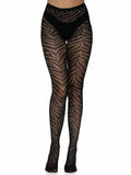 Leg Avenue Zebra FIshnet Tights