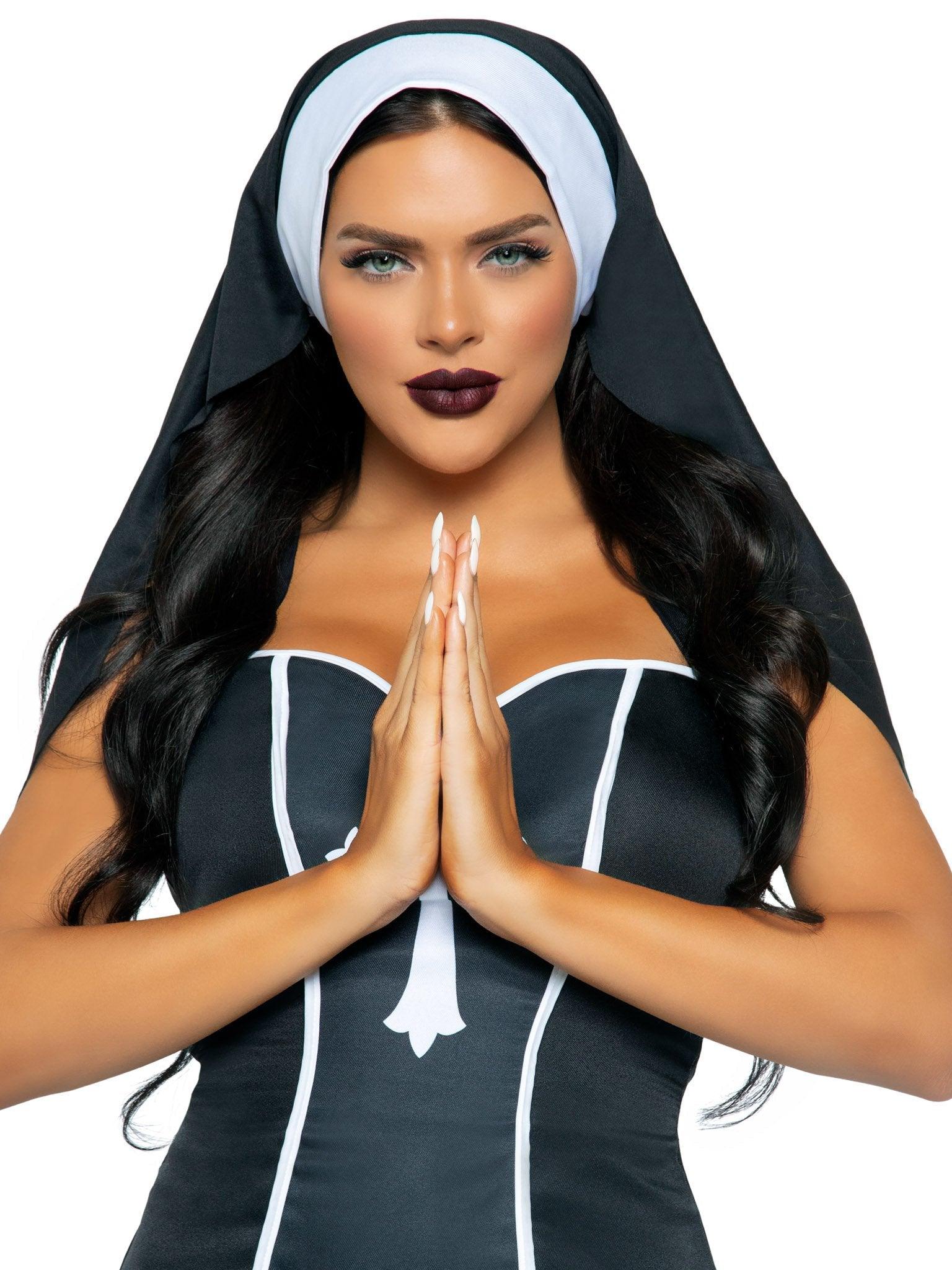 Leg Avenue Nun Habit Costume Headband