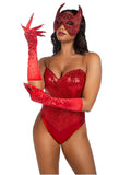 Leg Avenue Rhinestone Devil Mask