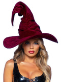 Leg Avenue Velvet Ruched Witch Hat