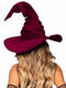 Leg Avenue Velvet Ruched Witch Hat