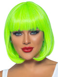 Leg Avenue 12" Neon Short Bob Wig