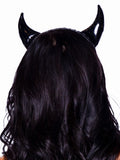 Leg Avenue Black Vinyl Devil Horns
