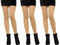 Leg Avenue Sparkly Shimmer Tights, 3 Pairs, Gold