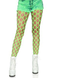 color_neon green | Leg Avenue Ivy Pothole Net Tights