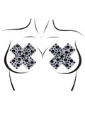color_black | Leg Avenue X Factor Adhesive Nipple Jewel Stickers