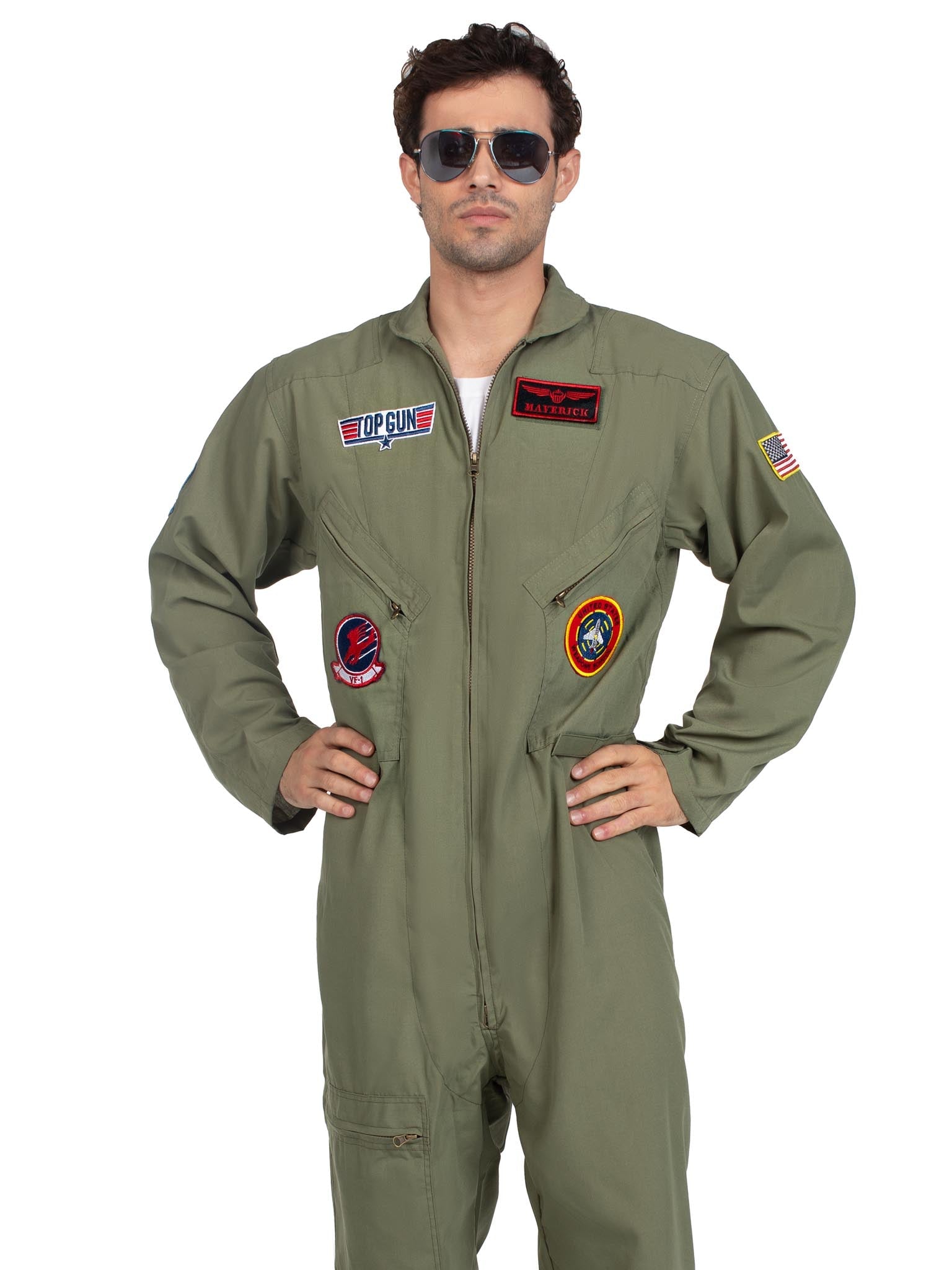 Leg Avenue Men's Top Gun Flight Suit