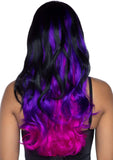 Color_Black/Purple | Leg Avenue 24" Allure Long Wavy Wig