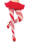 Leg Avenue Candy Striped Pantyhose