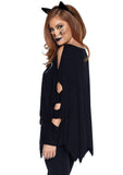 Leg Avenue Cat T-Shirt Poncho Set