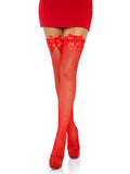 color_red | Leg Avenue Josi Fishnet Thigh Highs