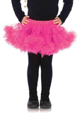 color_hot pink | Leg Avenue Kids Petticoat Tutu Skirt For Girls