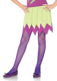 color_neon purple | Leg Avenue Coco Children's Fishnet Tights