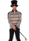 color_grey | Leg Avenue Men's Military Jacket with Tails