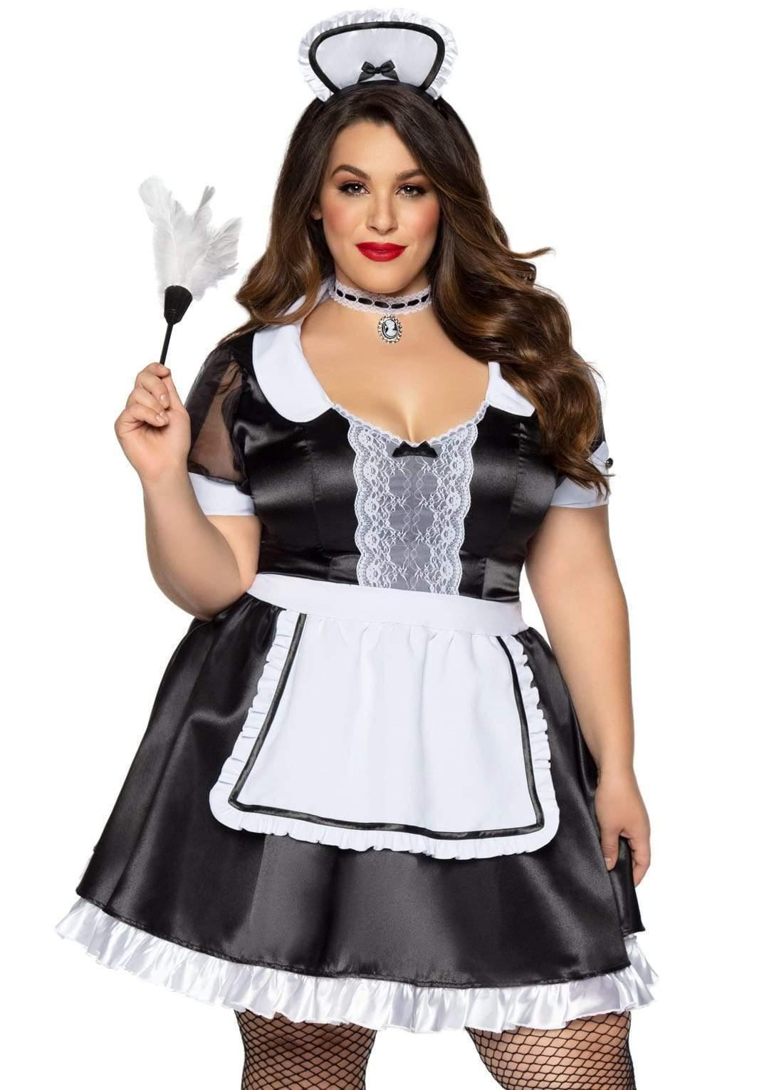 Leg Avenue Plus Classic French Maid Costume