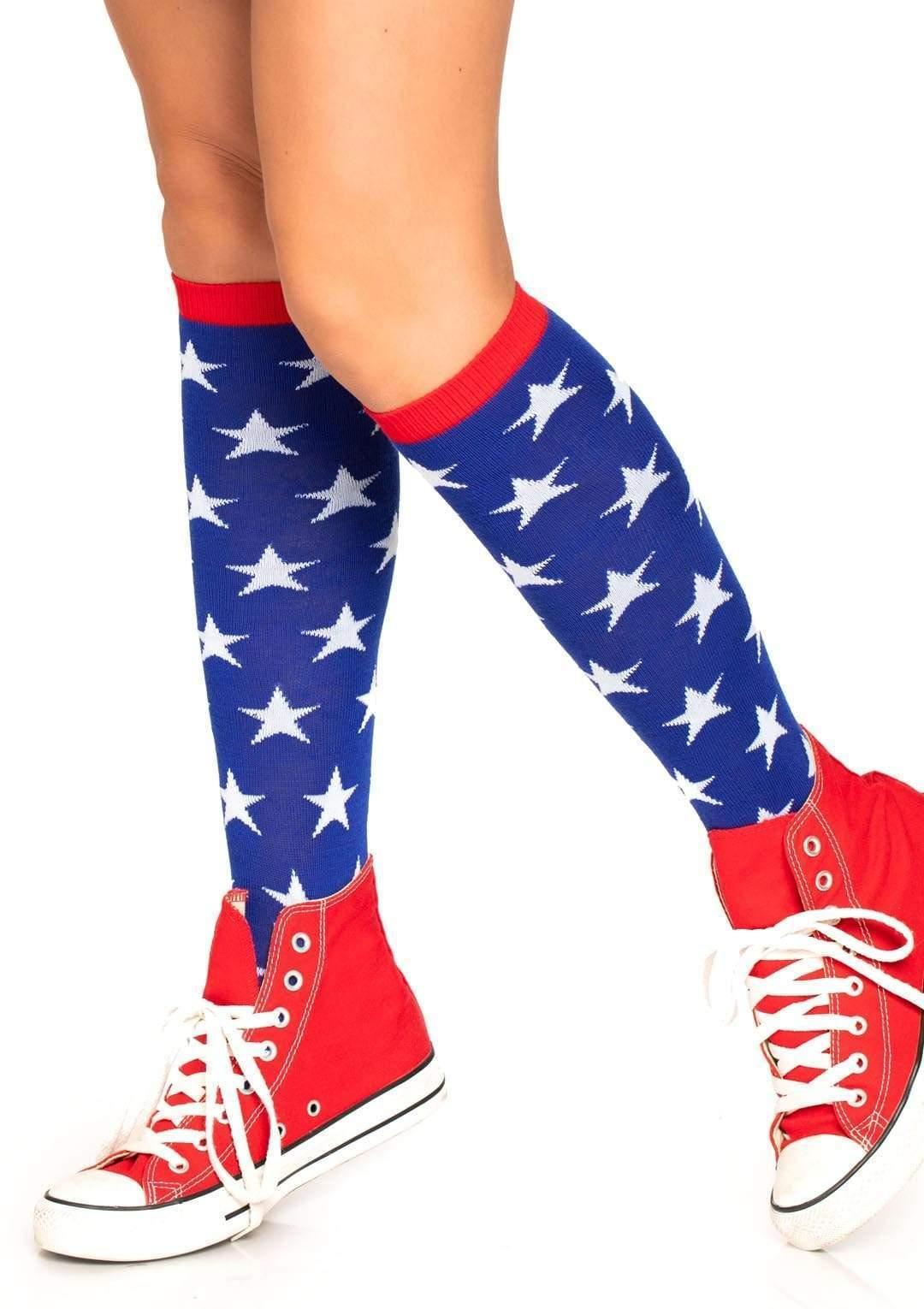 Leg Avenue Star Knee High Socks