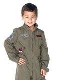 Leg Avenue Boy's Top Gun Flight Suit Costume