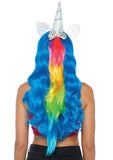 Leg Avenue Magical Unicorn Headband with Rainbow Wig Mane