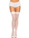 Leg Avenue Spandex Sheer Thigh Highs With Striped Silicone Stay Up Top