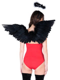 Leg Avenue 2-Piece Feather Angel Wings & Halo Accessory Kit