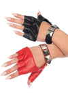 Leg Avenue Harley Two Tone Studded Fingerless Gloves