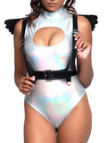 Leg Avenue Furry Angel Wing Body Adjustable Harness