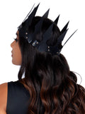 Leg Avenue Faux Leather Spiked Costume Crown