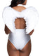 Leg Avenue Marabou Trimmed Feather Costume Angel Wings