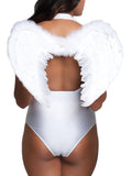 Leg Avenue Marabou Trimmed Feather Costume Angel Wings