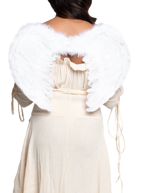 Leg Avenue Marabou Trimmed Feather Costume Angel Wings