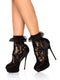 Leg Avenue Lace Anklet Socks With Ruffle Cuffs