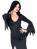 Leg Avenue High Slit Floor Length Bodycon Gothic Dress