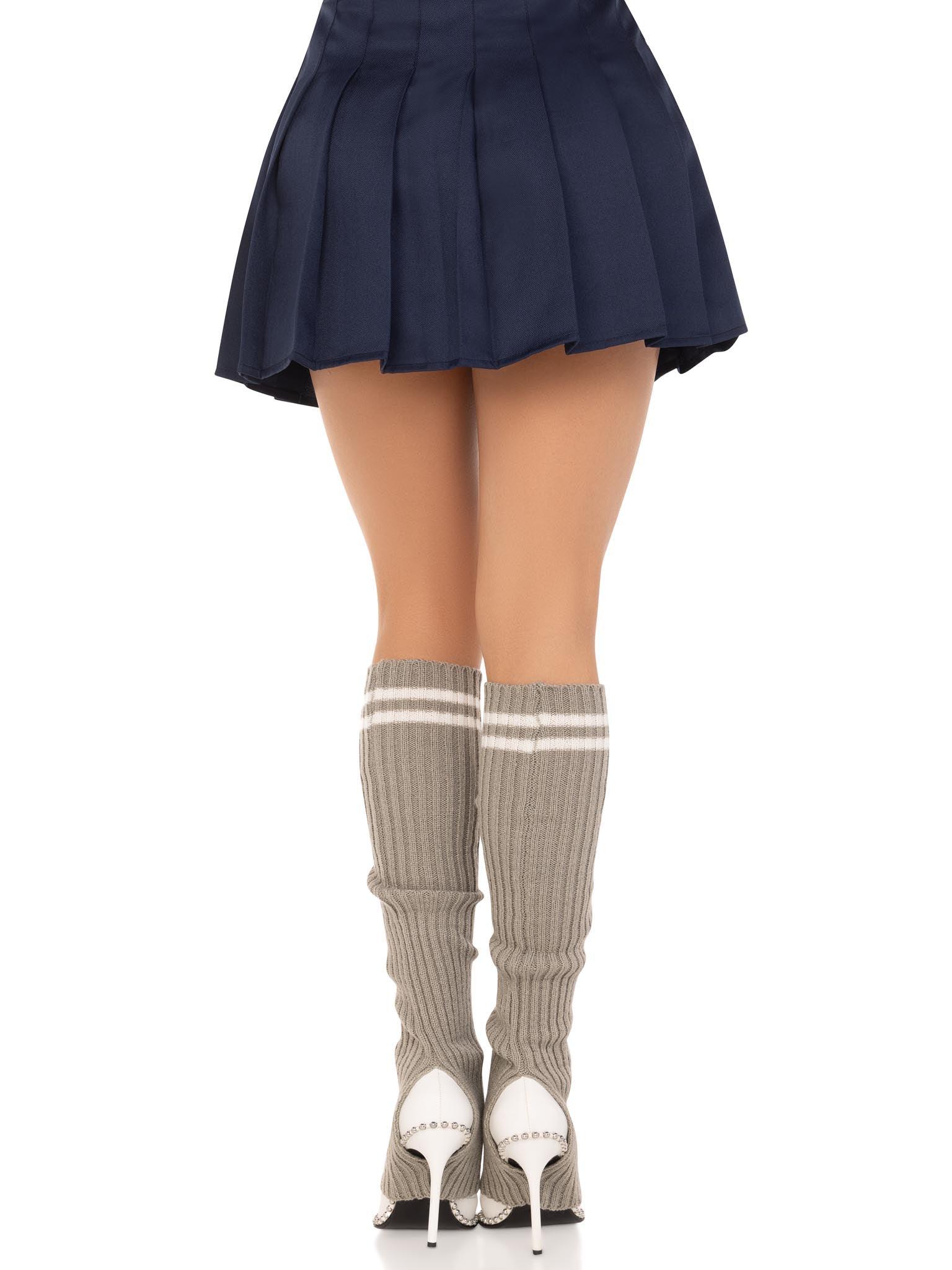 color_grey | Leg Avenue Stirrup Leg Warmers