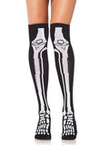 Leg Avenue Acrylic Skeleton Over the Knee Socks