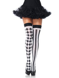 Leg Avenue Opaque Harlequin Thigh High Stockings
