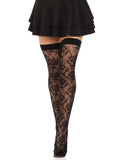 Leg Avenue Wild Rose Net Thigh Highs