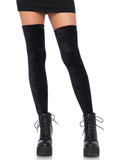 Leg Avenue Crushed Velvet Thigh High Stockings