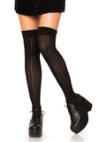 Leg Avenue Rib Knit Over the Knee Socks