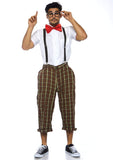 Leg Avenue 4-Piece Nerdy Ned Mens Halloween Costume Set