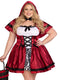 Leg Avenue Plus Size Gothic Red Riding Hood